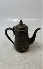 Load image into Gallery viewer, Antique Silver-Plated Curved Handle Lidded Tableware Kitchenware Mini Teapot
