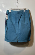 Load image into Gallery viewer, Anthropologie Pilcro And The Letterpress Womens Blue Pencil Skirt Size 12 W/ Tag
