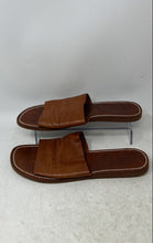 Load image into Gallery viewer, Desert Totes Womens Brown Leather Open Toe Slip-On Slide Sandals Size 40
