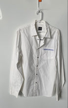 Load image into Gallery viewer, Armani Exchange Mens White Cotton Long Sleeve Regular Fit Button-Up Shirt Size L

