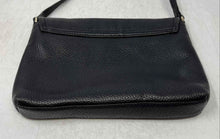 Load image into Gallery viewer, Kate Spade New York Womens Black Pebbled Leather Flap Crossbody Bag
