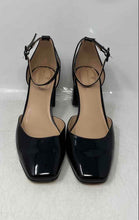 Load image into Gallery viewer, Bandolino Womens Lets Add Black Leather Square Toe Ankle Strap Heels Size 8.5M
