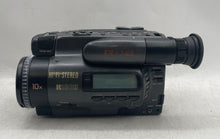 Load image into Gallery viewer, Ricoh R-18H Black Hi8 10x Zoom Handheld Video Camera Recorder Not Tested
