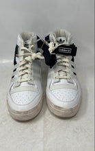 Load image into Gallery viewer, Adidas Mens Forum Mid White And Black Leather Lace-Up Sneaker Shoes Size 13
