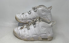 Load image into Gallery viewer, Nike Kids Air More Uptempo 921948-001 White Lace-Up Basketball Shoes Size 5Y

