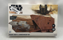 Load image into Gallery viewer, Disney Star Wars Mandalorian Razor Crest &amp; Sandcrawler 3D Paper Not Tested
