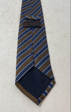 Load image into Gallery viewer, Renato Balestra Mens Blue Silk Striped Adjustable Pointed Tie
