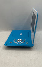 Load image into Gallery viewer, EDVD Blue And White LCD Screen Portable TV &amp; DVD Video Player Untested
