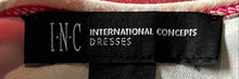 Load image into Gallery viewer, I.N.C. International Concepts Womens Pink Blue Short Sleeve Sheath Dress Size 10
