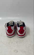Load image into Gallery viewer, Nike Kids Air Jordan 4 Retro BQ7670-161 White Red Black Sneakers Shoes Size 7C
