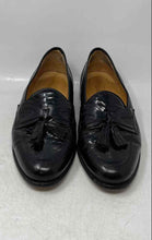 Load image into Gallery viewer, Johnston &amp; Murphy Mens Black Leather Tasseled Slip-On Loafer Shoes Size 12M
