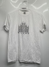 Load image into Gallery viewer, Milano Mens White Graphic Print Short Sleeve Pullover T-Shirt Size Medium
