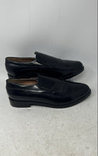 Load image into Gallery viewer, Seychelles Womens Black Slip-On Almond Toe Block Heel Loafer Shoes Size 9 1/2
