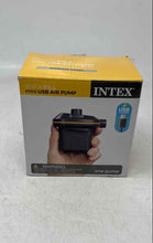 Load image into Gallery viewer, Intex Black Portable Mini USB Air Pump With Cable In Box Not Tested
