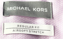 Load image into Gallery viewer, Michael Kors Mens Pink Long Sleeve Regular Fit Dress Shirt Size Large

