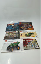 Load image into Gallery viewer, Lot Of 6 Pcs Assorted Lego Mixed Building Toy Instruction Manuals Booklets
