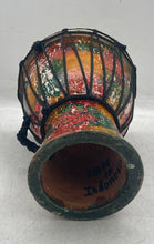 Load image into Gallery viewer, Multicolor Hand Painted African Wood Rope Tuned Djembe Drum Instrument
