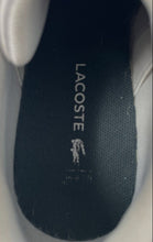 Load image into Gallery viewer, Lacoste Kids Powercourt 124 White Blue Leather Lace-Up Sneakers Shoes Size 1
