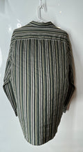 Load image into Gallery viewer, Perry Ellis Mens Multicolor Striped Long Sleeve Button-Up Shirt Size XL
