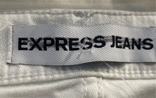 Load image into Gallery viewer, Express Womens White Black Stella Low Rise Skinny Leg Legging jeans Size 2
