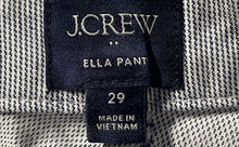 Load image into Gallery viewer, J.Crew Mens Ella Gray Flat Front Pockets Wide-Leg Cropped Pants Size 29
