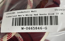 Load image into Gallery viewer, Timberland Mens Euro Hiker White Red Lace-Up Sneaker Shoes Size 10M No Insole
