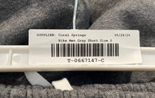 Load image into Gallery viewer, Nike Mens Gray Sportswear Club Graphic Logo Fleece Training Sweat Shorts Size S
