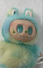 Load image into Gallery viewer, Pop Mart Green And Yellow Labubu The Monsters Replica Action Figure Keychain
