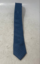 Load image into Gallery viewer, Hugo Boss Mens Blue Printed Silk Adjustable Pointed Tie
