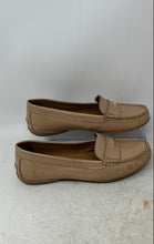 Load image into Gallery viewer, Coach Womens Odette Beige Leather Slip-On Moc Toe Loafer Flats Size 7.5 B
