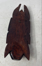 Load image into Gallery viewer, Hand-Carved Wooden Brown Traditional African Art Tribal Mask Wall Decor
