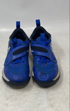 Load image into Gallery viewer, Nike Kids Team Hustle D 11 DV8994-400 Blue Black White Sneaker Shoes Size 1Y
