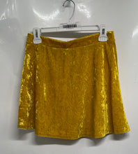 Load image into Gallery viewer, Forever 21 Womens Yellow Elastic Waist Pull-On Short A-Line Skirt Size Large
