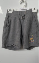 Load image into Gallery viewer, Psycho Bunny Kids Gray Heather Elastic Waist Drawstring Sweat Shorts Size XS
