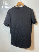 Load image into Gallery viewer, Authentic Armani Jeans Mens Black White Colorblock Cotton Graphic T-Shirt Size M
