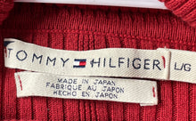 Load image into Gallery viewer, Tommy Hilfiger Womens Red Cotton Turtleneck Long Sleeve Pullover Sweater Size LG
