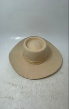 Load image into Gallery viewer, Lack Of Color Womens Sierra Beige Wool Wide Brim Adjustable Boater Hat Size S
