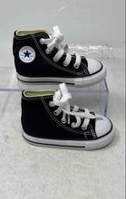 Load image into Gallery viewer, Converse Kids Chuck Taylor All Star High 7J231 Black White Sneaker Shoes Size 5
