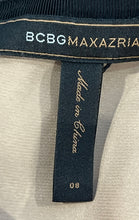 Load image into Gallery viewer, BCBGMAXAZRIA Womens Black Silk Center Back Zipper Straight &amp; Pencil Skirt Size 8
