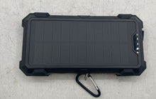Load image into Gallery viewer, GOODaaa Model PN-W33 Black 42800mAh Portable LED Flashlight Solar Power Bank
