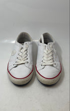 Load image into Gallery viewer, Tommy Hilfiger Mens Phylis White Red Lace-Up Low Top Sneaker Shoes Size 11
