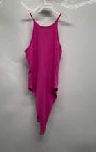 Load image into Gallery viewer, Zara Womens Pink Sleeveless Spaghetti Strap One-Piece Bodysuit Size Small
