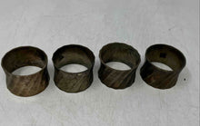 Load image into Gallery viewer, Set Of 4 Pieces Vintage Silver Plated Round Shape Patinated Napkin Rings
