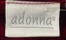 Load image into Gallery viewer, Adonna Womens Red Velvet Long Sleeve Front Zip Sleepwear Kaftan Robe Size XXL
