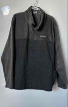Load image into Gallery viewer, Columbia Mens Gray Colorblock Fleece Long Sleeve Pullover Sweatshirt XXL
