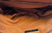 Load image into Gallery viewer, Giani Bernini Womens Brown Leather Inner Pocket Adjustable Strap Crossbody Bag
