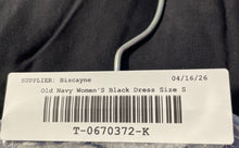 Load image into Gallery viewer, Old Navy Womens Black Sleeveless Pintuck V-Neck Sheath Dress Size S With Tag
