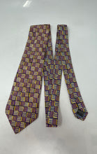 Load image into Gallery viewer, V2 By Versace Mens Multicolor Printed Silk Adjustable Designer Tie
