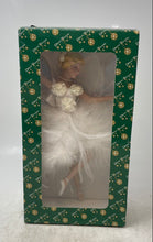 Load image into Gallery viewer, Dillard's Trimmings Blonde Hair Porcelain Ballerina Doll With White Outfit
