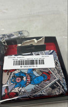 Load image into Gallery viewer, Marvel Womens Multicolor Captain America Print Tri-fold Chain Wallet With Box
